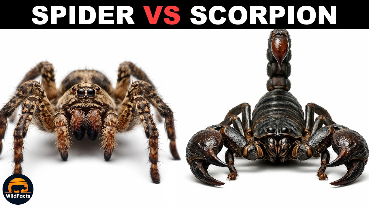 What is the difference between Spiders and Scorpions?