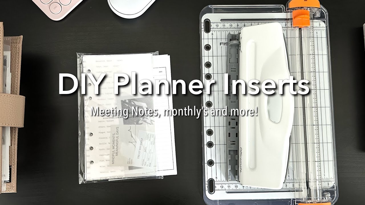 DIY Planner Inserts and Dashboards | Make your own inserts