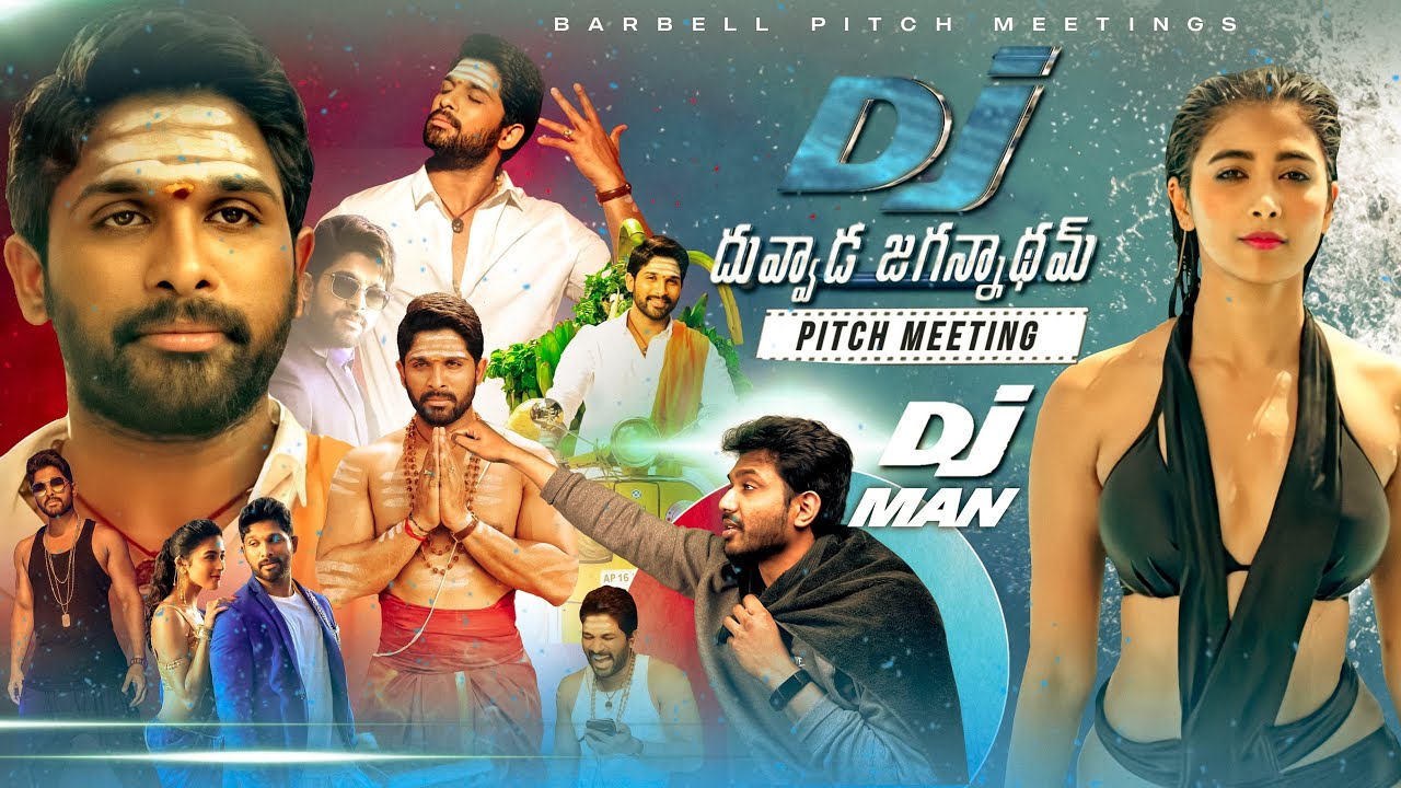 DJ Man Pitch Meeting | Duvvada Jagannadham | Allu Arjun, Pooja Hegde, Legday and Nadumuday