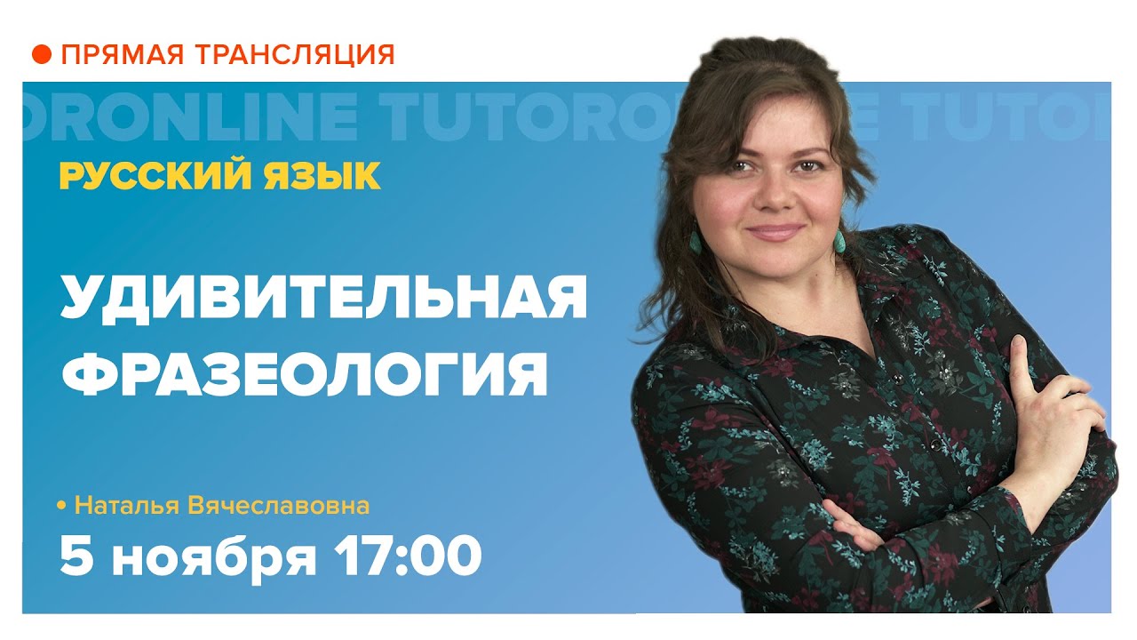 Удивительная фразеология | Русский язык TutorOnline