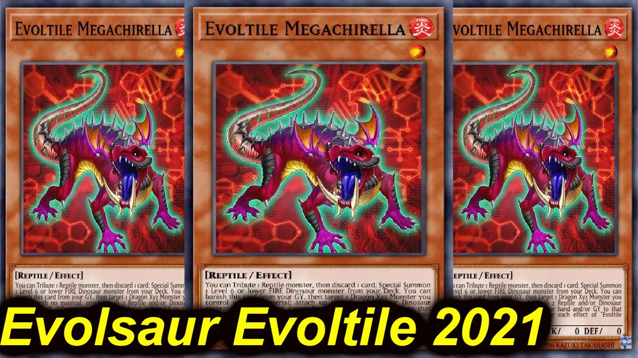 【YGOPRO】EVOLSAUR EVOLTILE DECK 2021