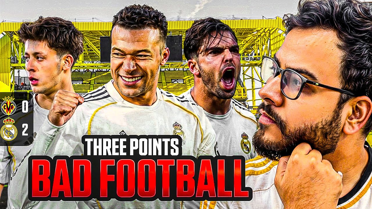 Mbappe Brace Sends Real Madrid at Top After Villareal 0-2 Real Madrid