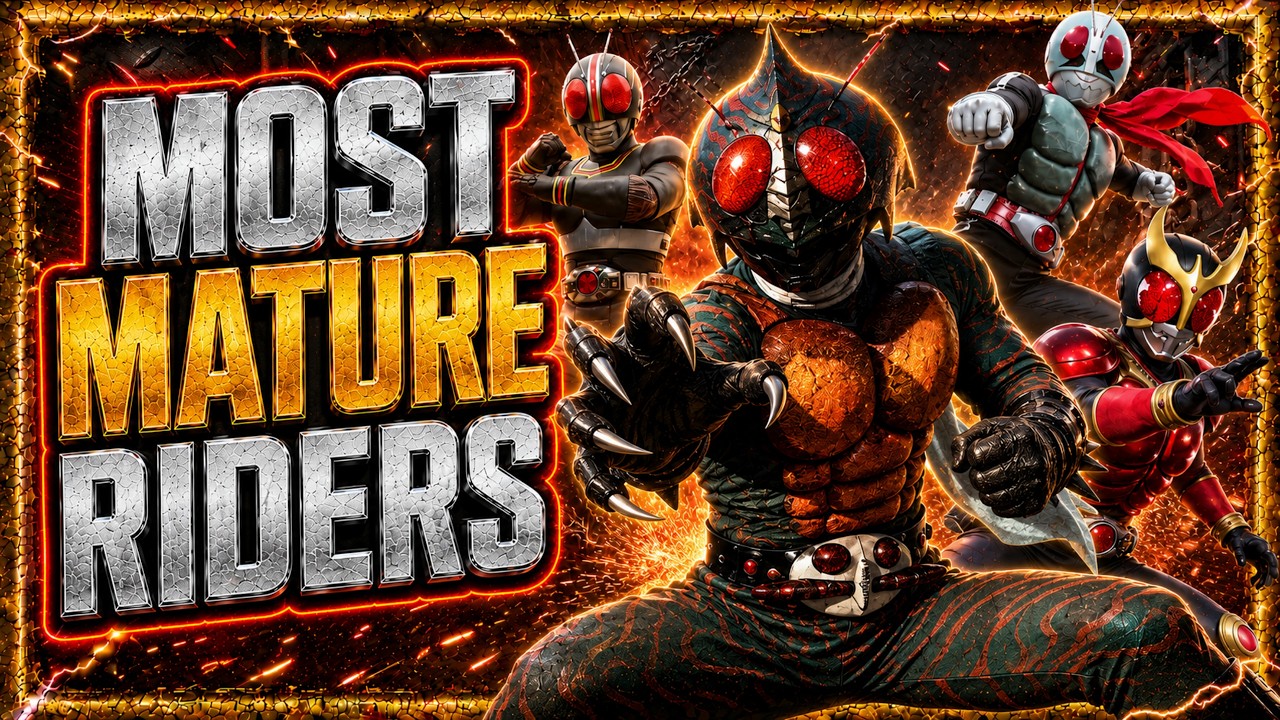 Top 10 Most MATURE Kamen Rider Seasons  -  Violent and Dark!!!