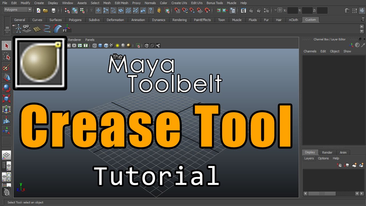 The Maya Toolbelt - Crease Tool