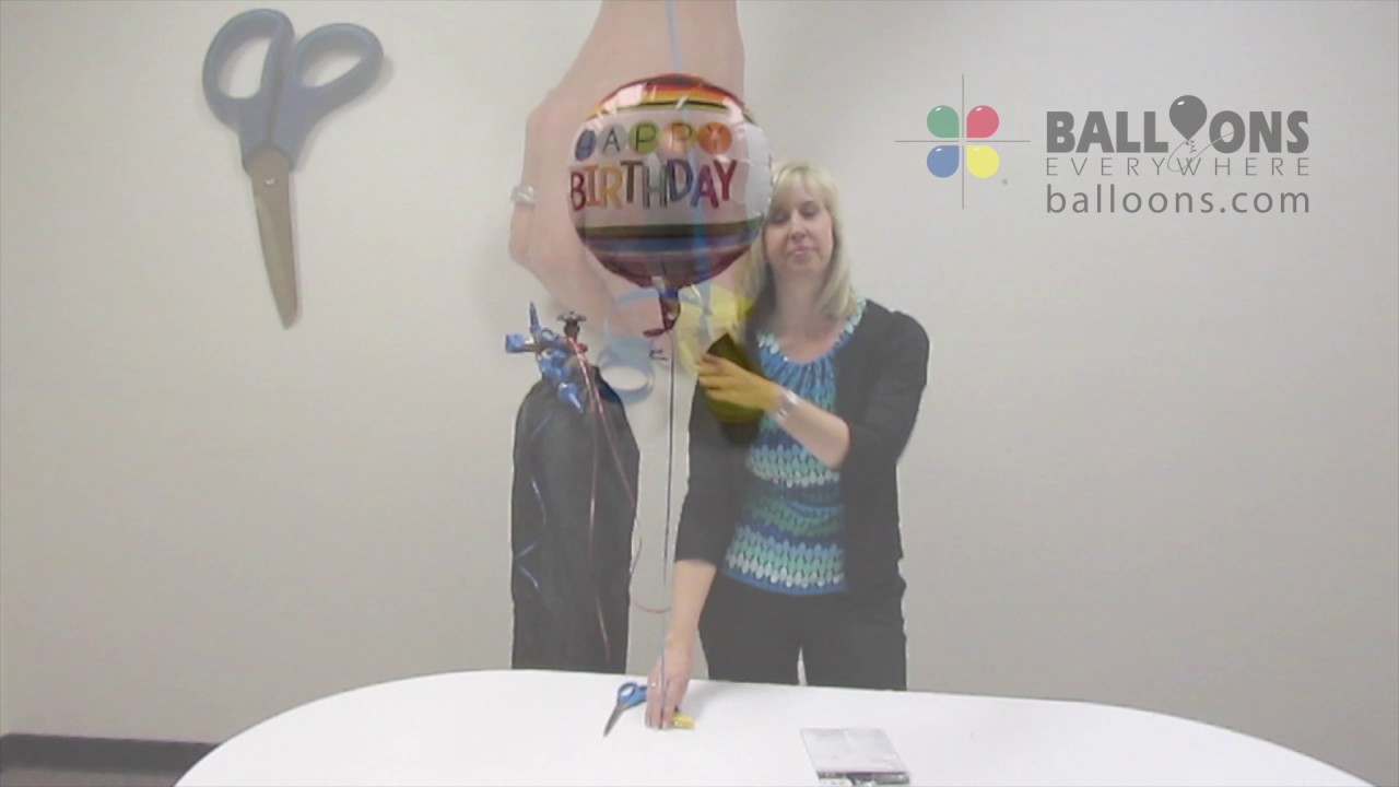 Balloon Basics:  Foil Balloon Inflation Tutorial