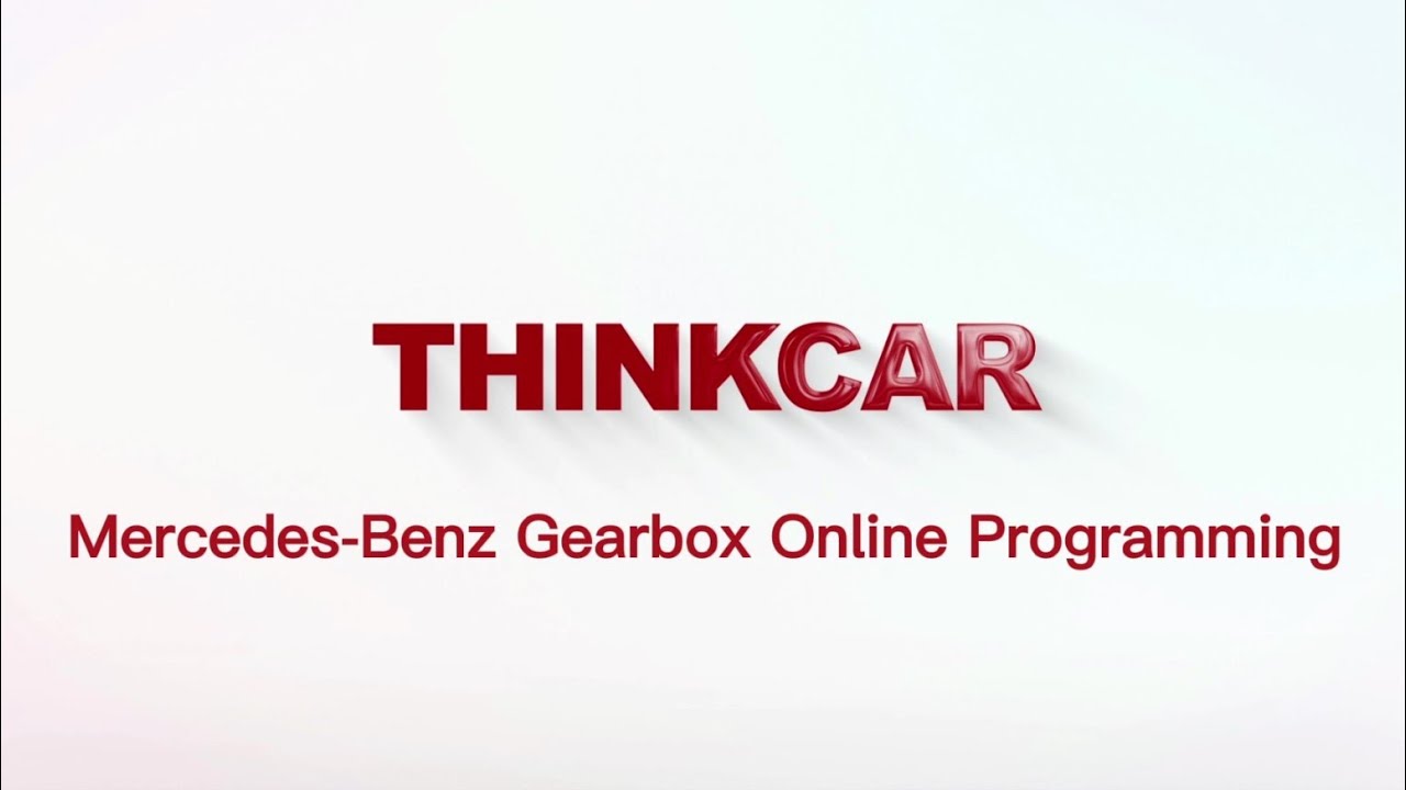 THINKTOOL Master | Mercedes-Benz Gearbox Online Programming Tutorial