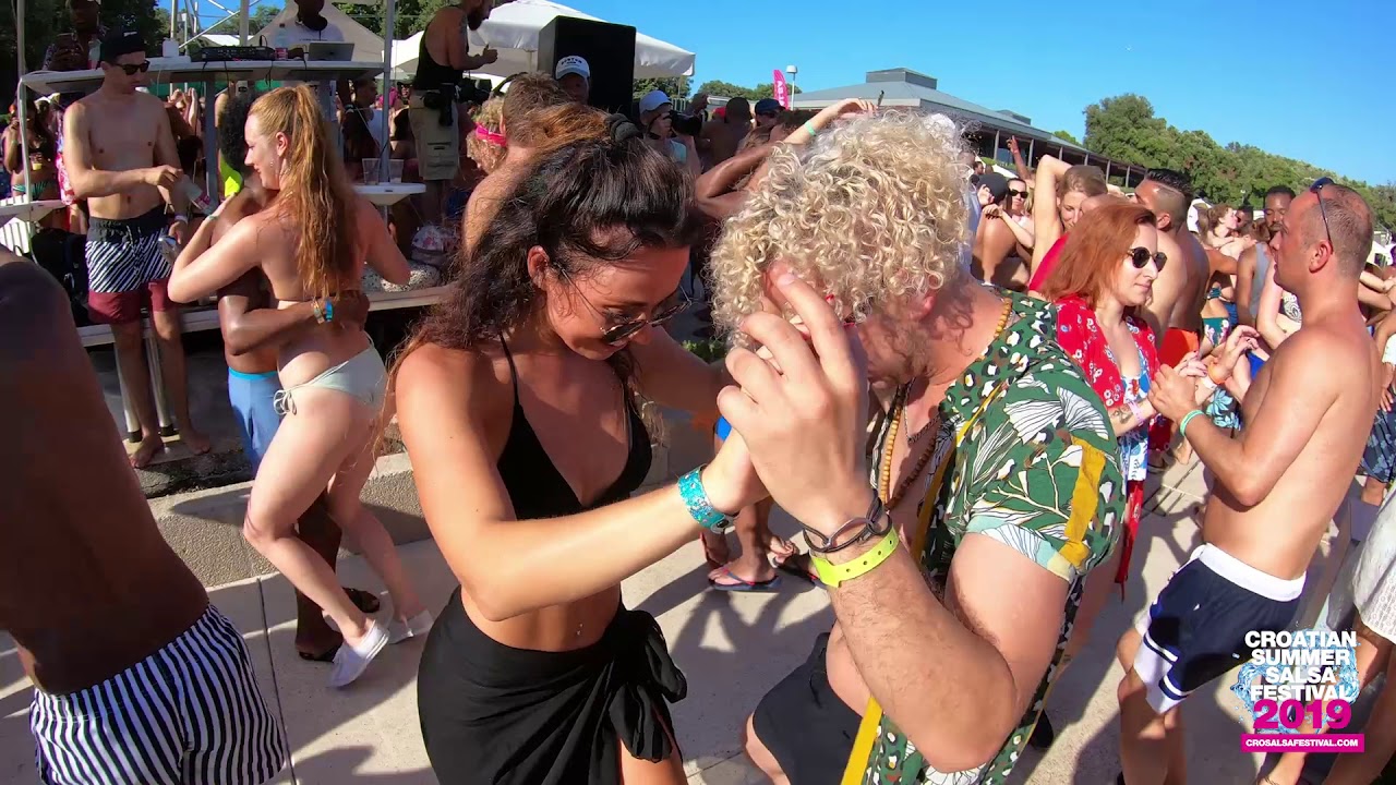 Saif Da & Carolin Taling - bachata social dancing @ AMARIN BEACH PARTY, CSSF19