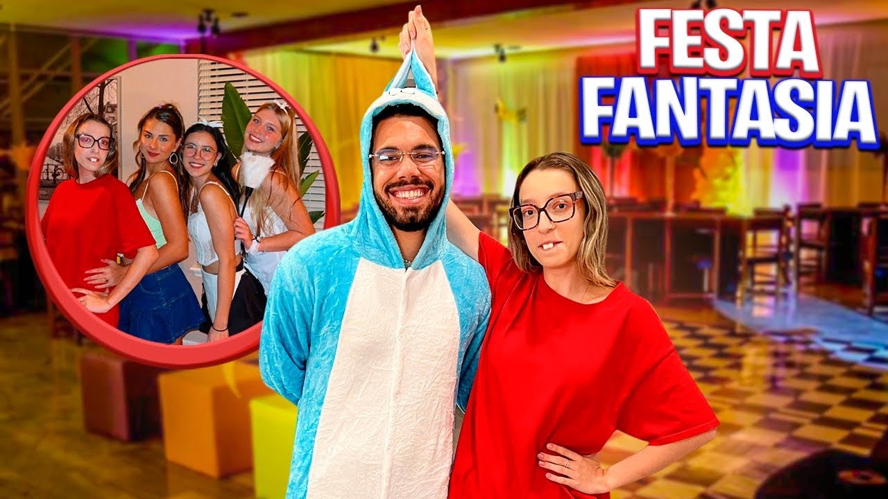 FUI NUMA FESTA A FANTASIA BEM DIFERENTE AQUI NOS EUA 🇺🇸 COM MEU NAMORADO
