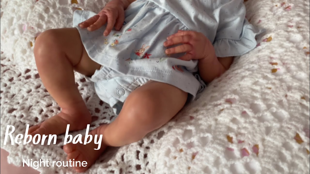 Night routine with reborn baby Willow | fluffy fox reborns 