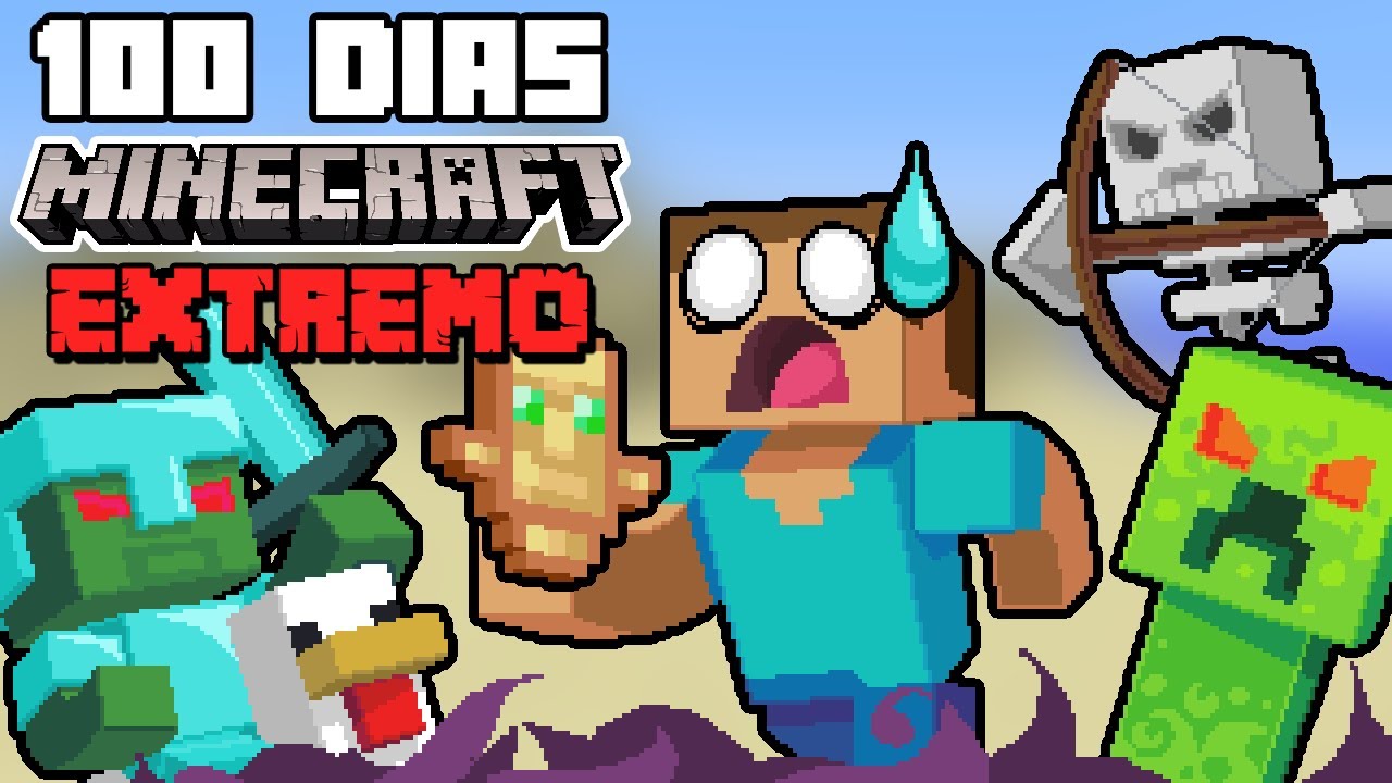 ¿Puedes Sobrevivir 100 Días en Minecraft Extremo?