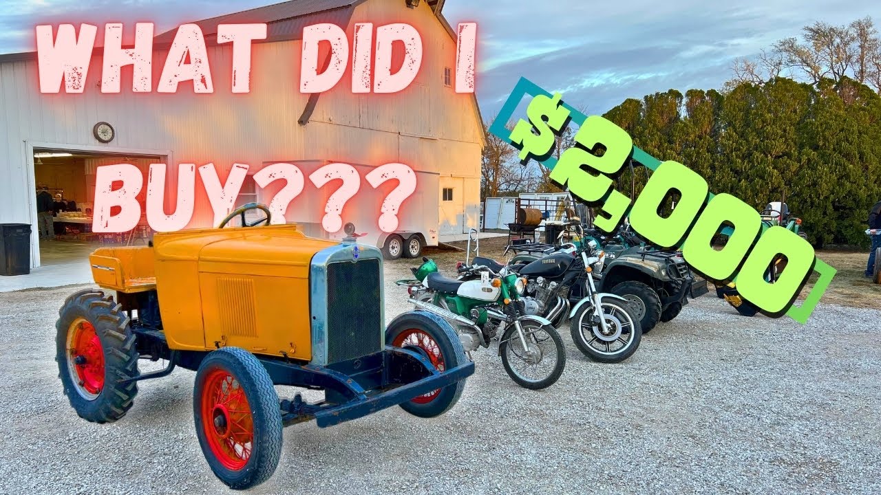 HUGE Farm Auction in Rural Kansas! What Did I Buy?