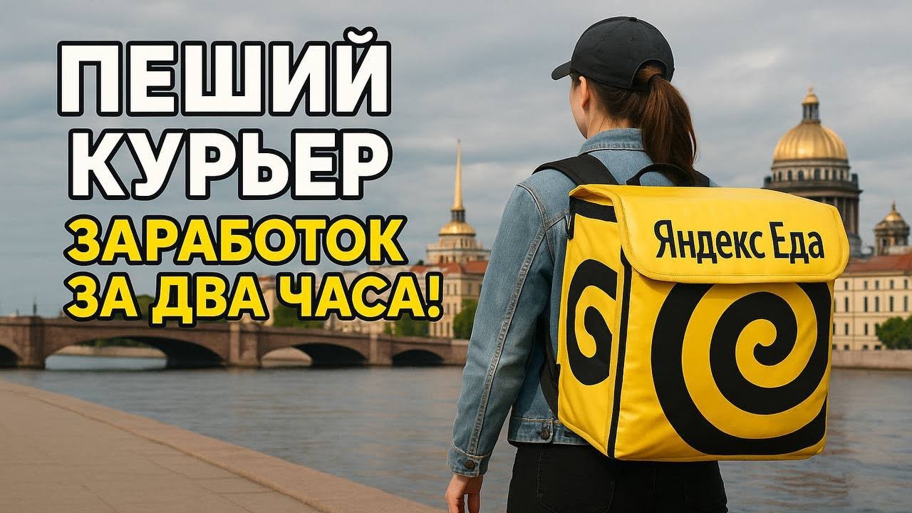 Яндекс еда. Пешком и только пешком!