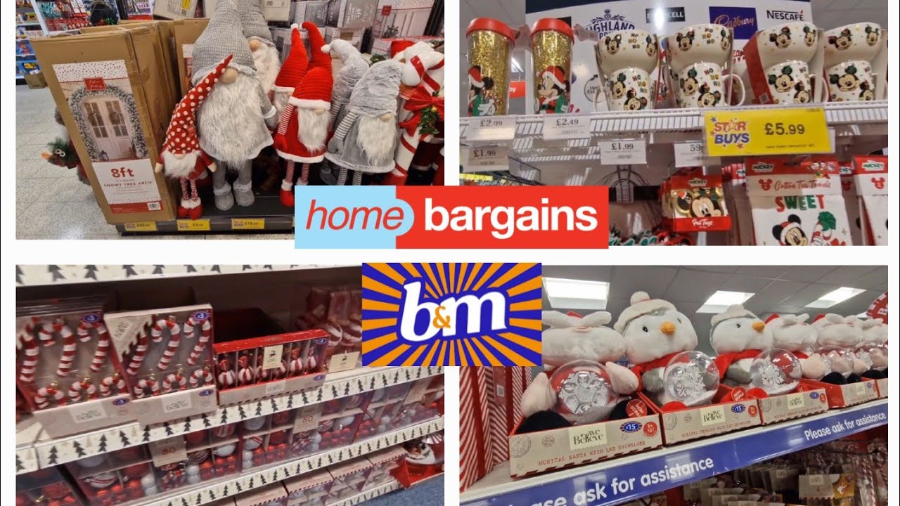 Что нового в Home Bargains и B&M? Приходите за покупками к Рождеству 2023 года