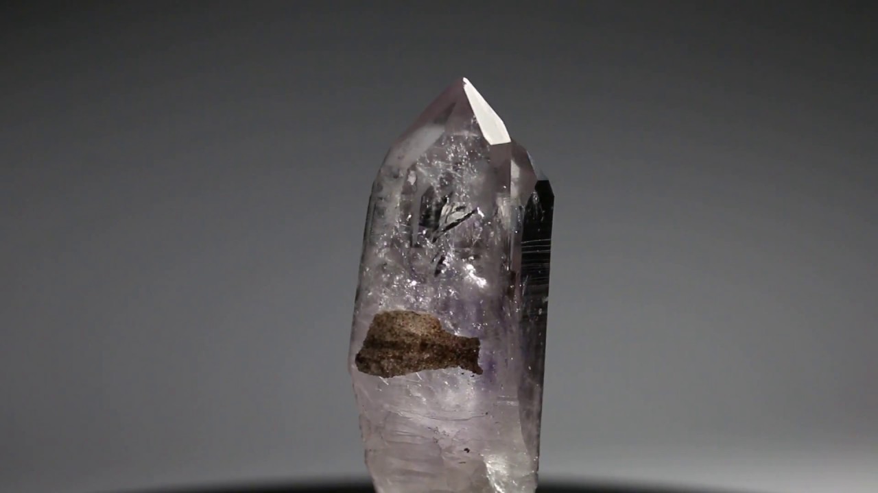 Wundersch&ouml;ner Amethyst-xx mit Wasserblase (Waterbubble ), Brandberg, Namibia, Afrika
