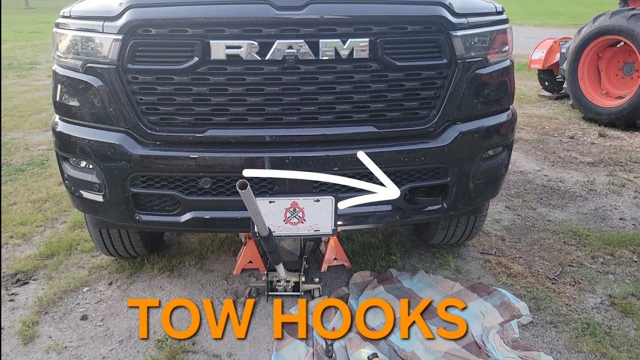 2025 RAM Red Rock Tow Hook install