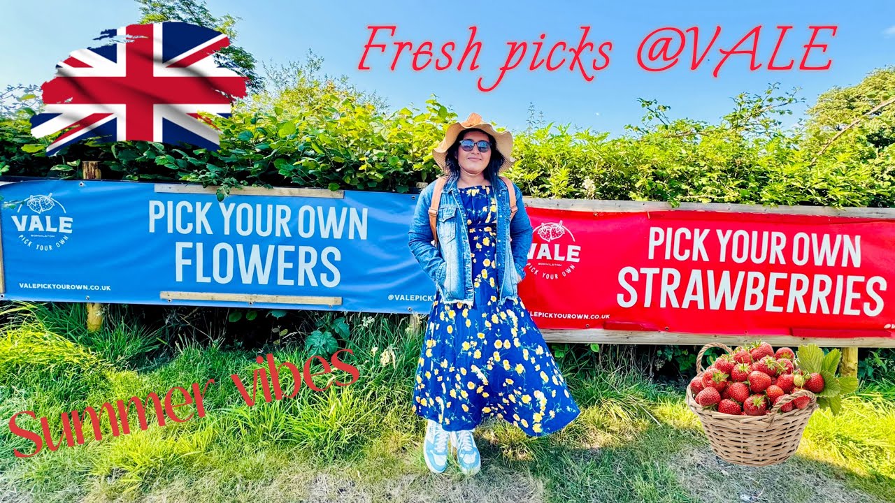 Berry Bliss: Strawberry & Flower Picking at Vale Pick Your Own #pickyourown