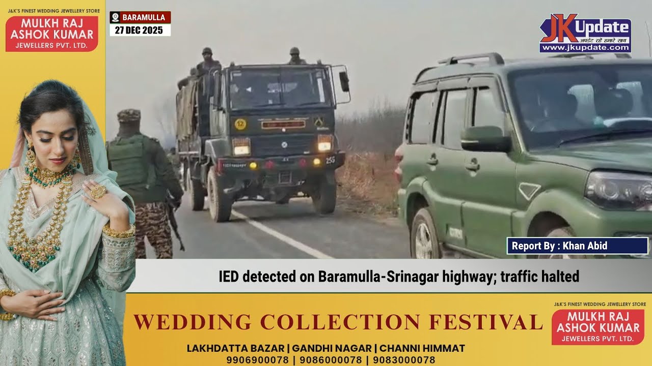 IED detected on Baramulla-Srinagar highway; traffic halted