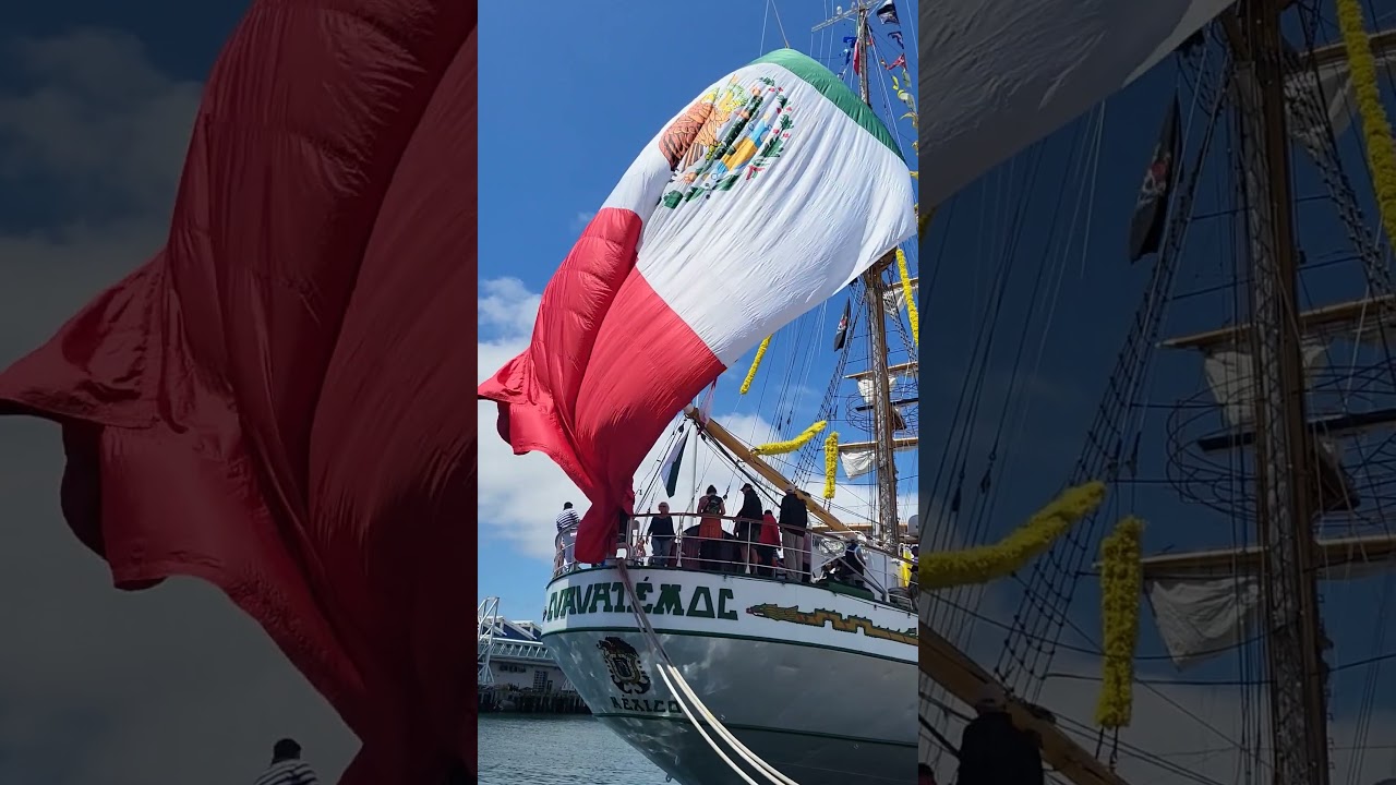 Mexico 🇲🇽 #mexico #flag #mx  #mexicana #sandiego #ship #flags #explore #sightseeing