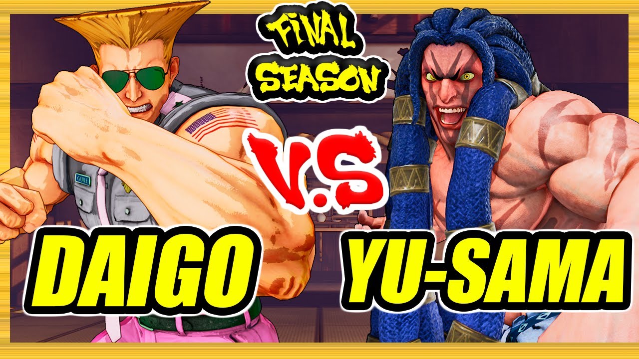 SFV CE 🔥 Daigo (Guile) vs Yu-sama (Necalli) 🔥 Battle Lounge 🔥 Street Fighter 5