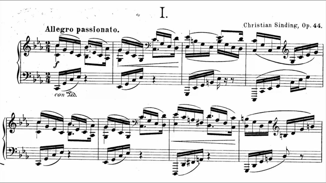 Christian Sinding - 15 Caprices, Op. 44 (1898)