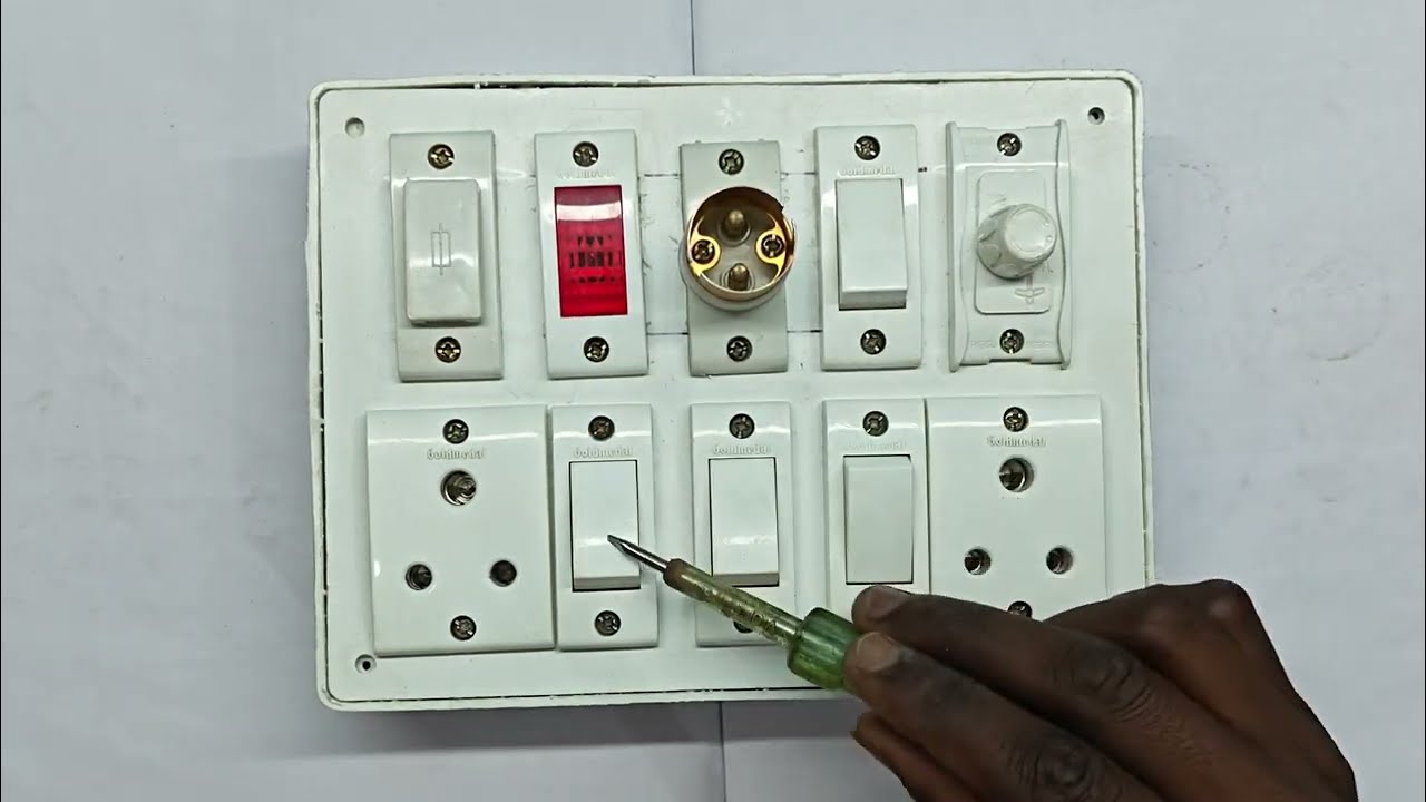 12 model switch board wiring connection kaise kare|complete !