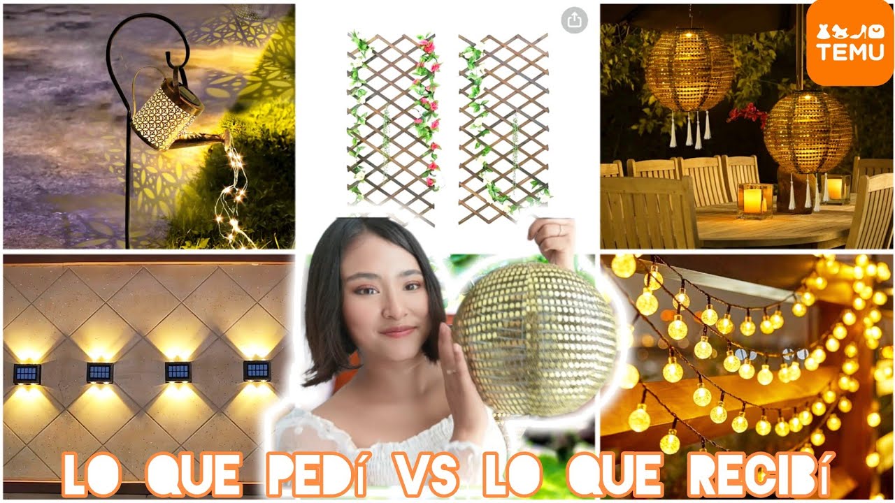 Súper Haul para Patio y Jardín 🏡 bueno, bonito y barato 🤑 Lo que pedí vs lo que recibí @temu