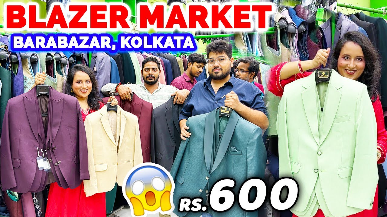 Blazer Market Barabazar Kolkata 2025 | Blazer Wholesale Market | Suit for Men | Blazer World Kolkata