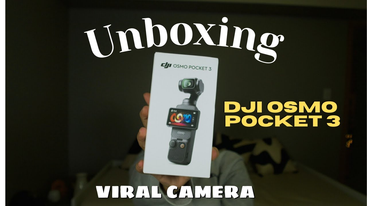 UNBOXING my DJI Osmo Pocket 3!
