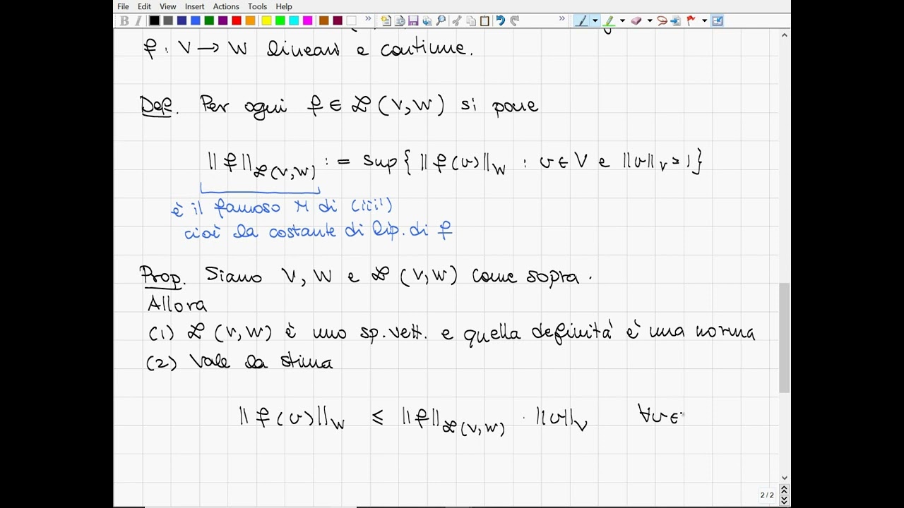 52. Istituzioni di Analisi matematica