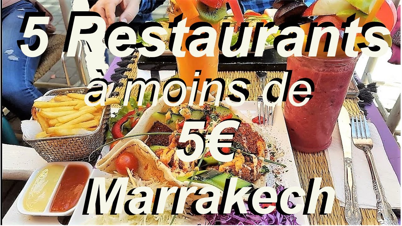 Restaurants à Marrakech à moins de 5€
