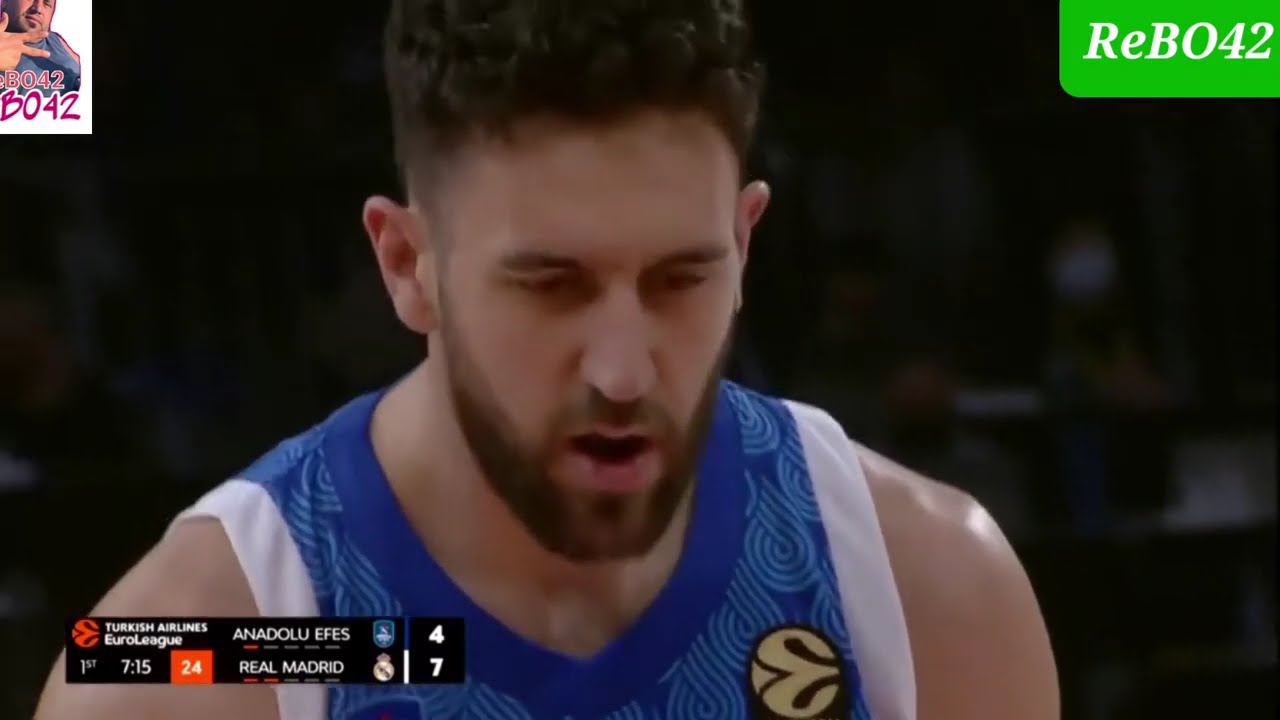 Anadolu Efes Real Madrid THY EuroLeague'in 31.hafta maci 22.03.2022 #anadoluefes
