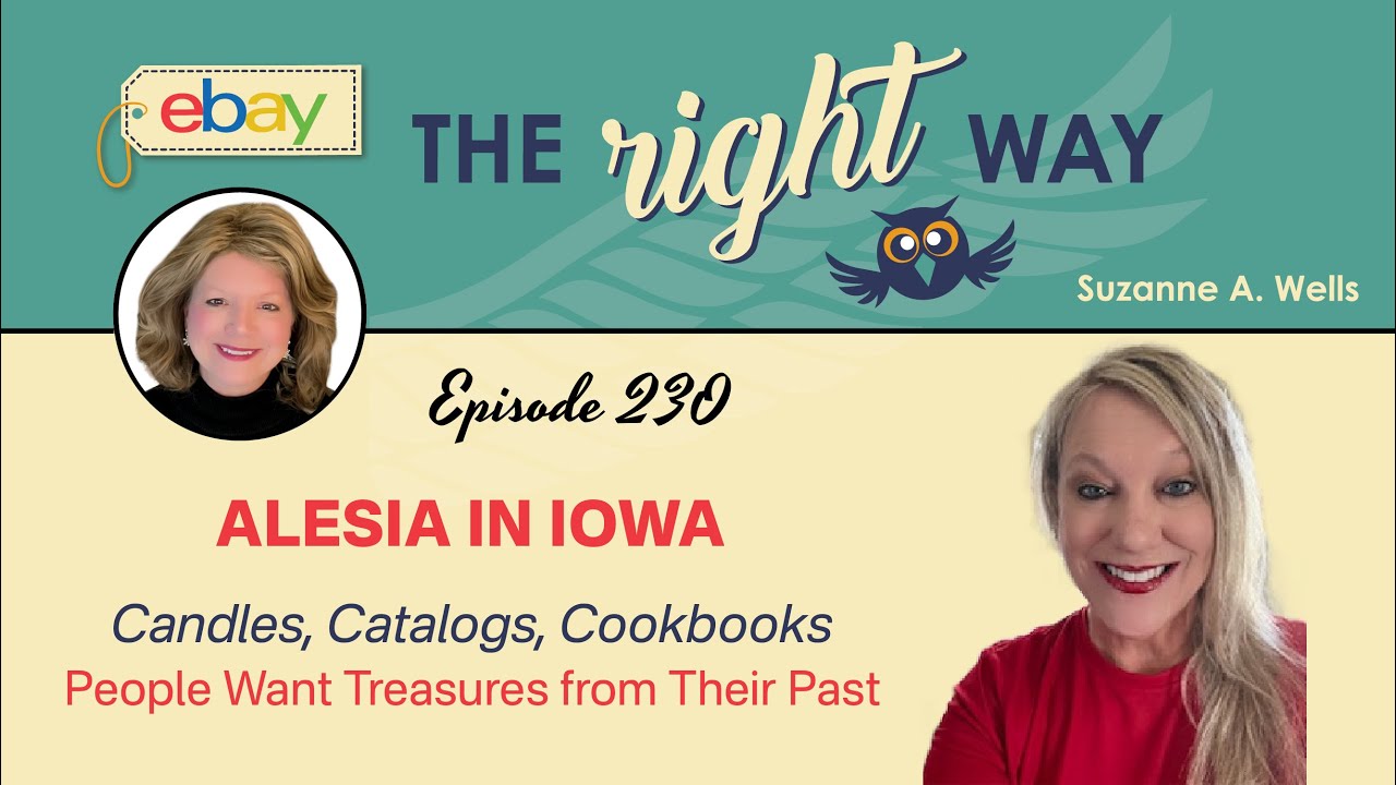 eBay Seller Chat w/ Alesia in Iowa: Catalogs, Candles, Cookbooks, Christmas- Things from The Past 🧳