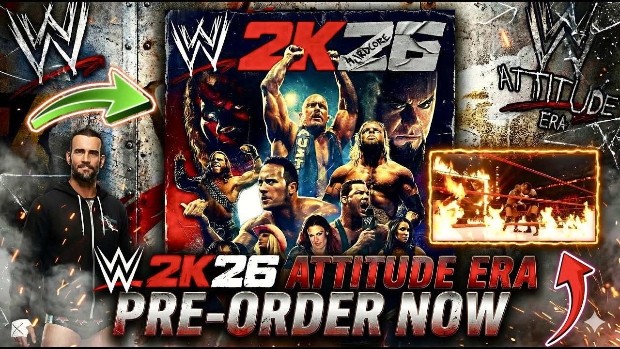 WWE 2K26 More Details Revealed, Attitude Era Superstars, New Match Types & The Best Features!