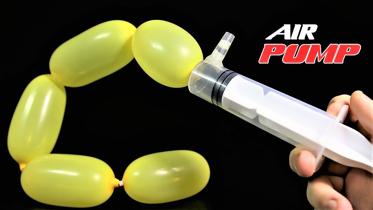 How To Make A Homemade Air Pump For Balloons