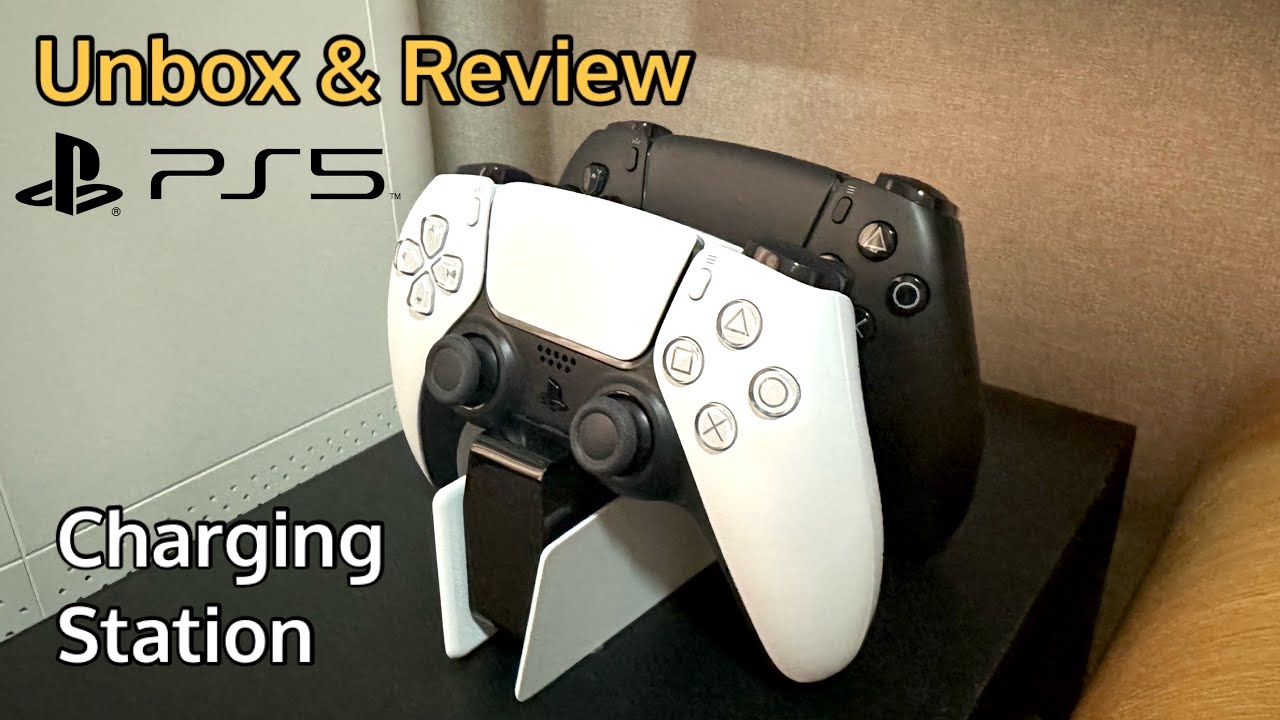 Unbox and Review PS5 Dualsense Controller Charging Station (Europe Version)