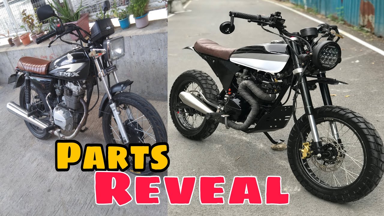 Honda Tmx 125 Scrambler build inverted fork mono shock conversion