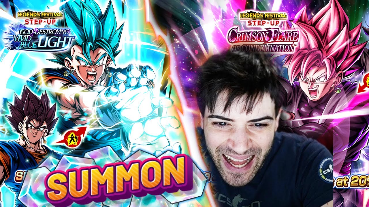MEGA OPENING PAZZO FESTIVAL 😍🔥 VEGITO BLUE x ROSÈ LF SUMMON PARTE 1 su DRAGON BALL LEGENDS ITA