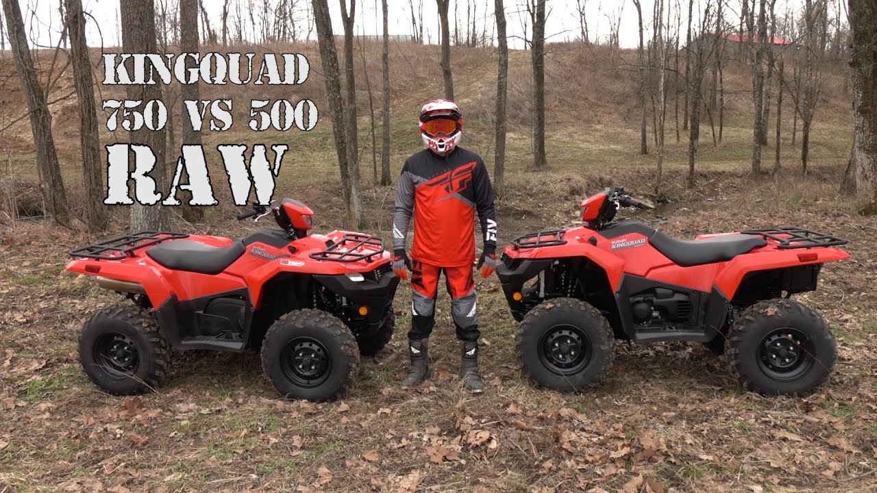 Suzuki KingQuad 750 vs 500 RAW