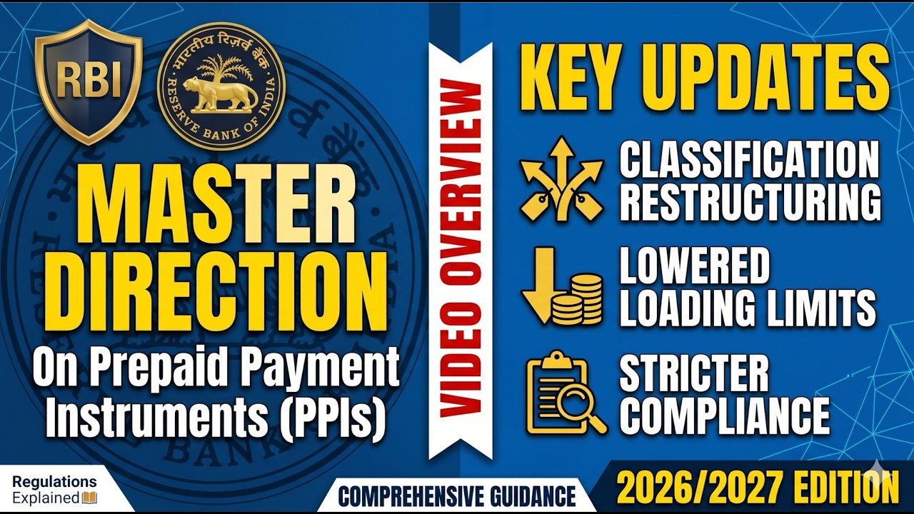 RBI's New PPI Rules 2026: Master Direction Draft Explained in Simple language
