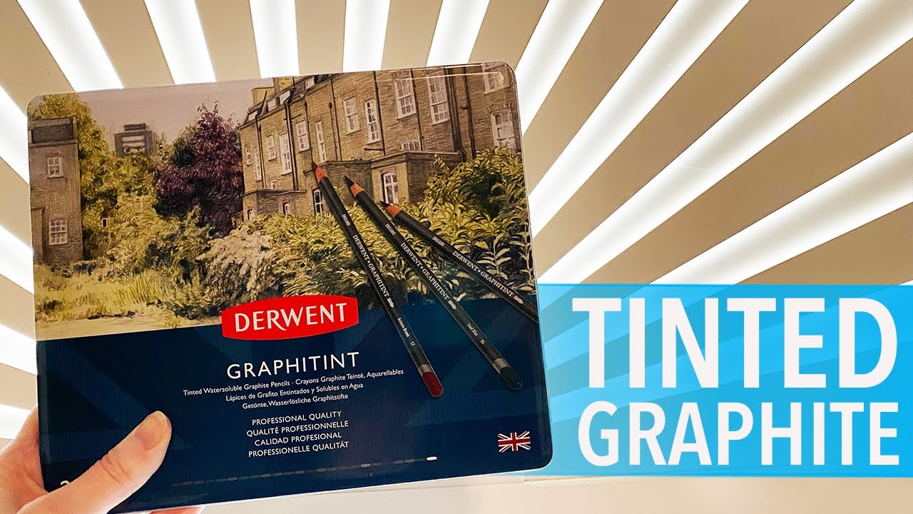 How to Use Graphitint Pencils #watercolor #watercolour #graphitint