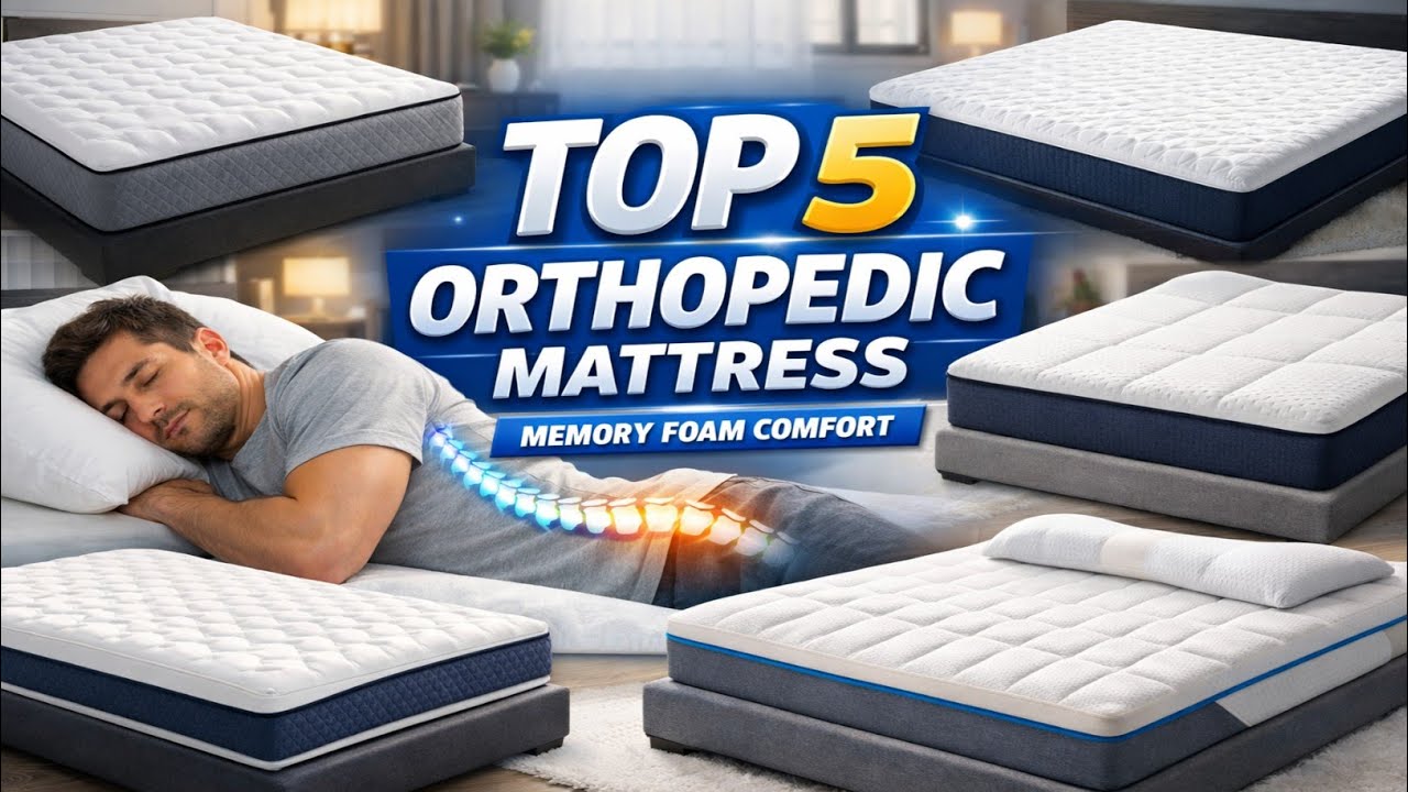 5 Best Orthopedic Mattress in India 2026 | Top Memory Foam Mattresses for Back Pain (Amazon Review)