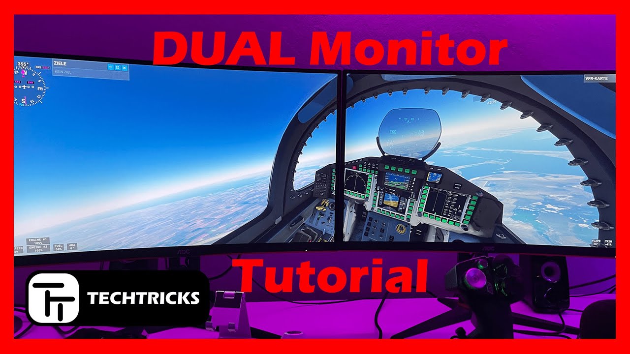 Mit DUAL Monitor MSFS! | TechTricks