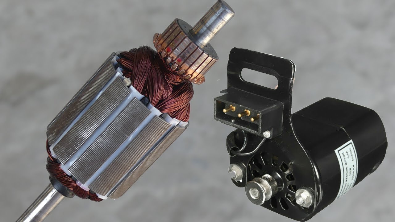 How To Rewind The Armature of Sewing Machine 250w Motor