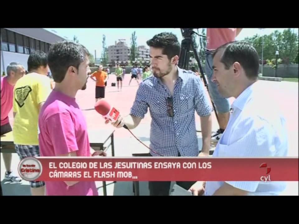 reportaje flashmob  jesuitinas y Universidad Miguel de Cervantes (CYL7)