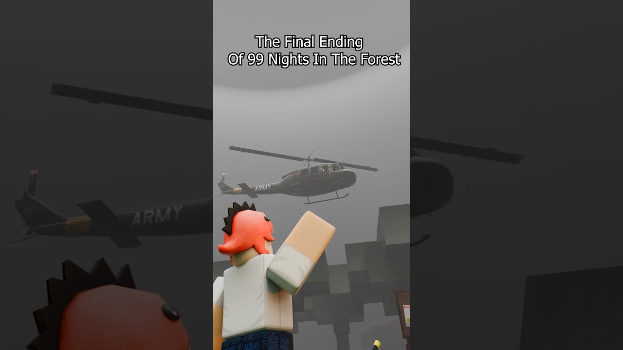 The FINAL Ending Of 99 Nights In The Forest #roblox #robloxanimation