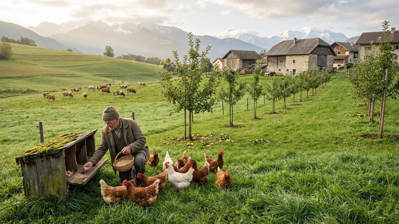A Calm Day on the Farm | Simple Harvesting & Peaceful Country Life