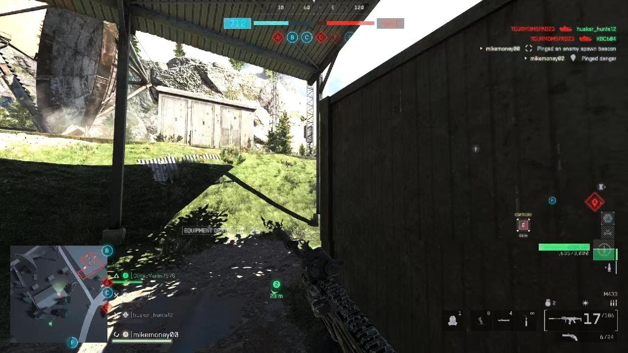 Battlefield 6 conquest with massive explosions on contanimated