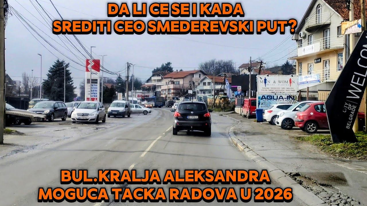Direktno sa Smederevca i Bul.Kralja Aleksandra,moguc nastavak radova u 2026 uz nova prosirenja 