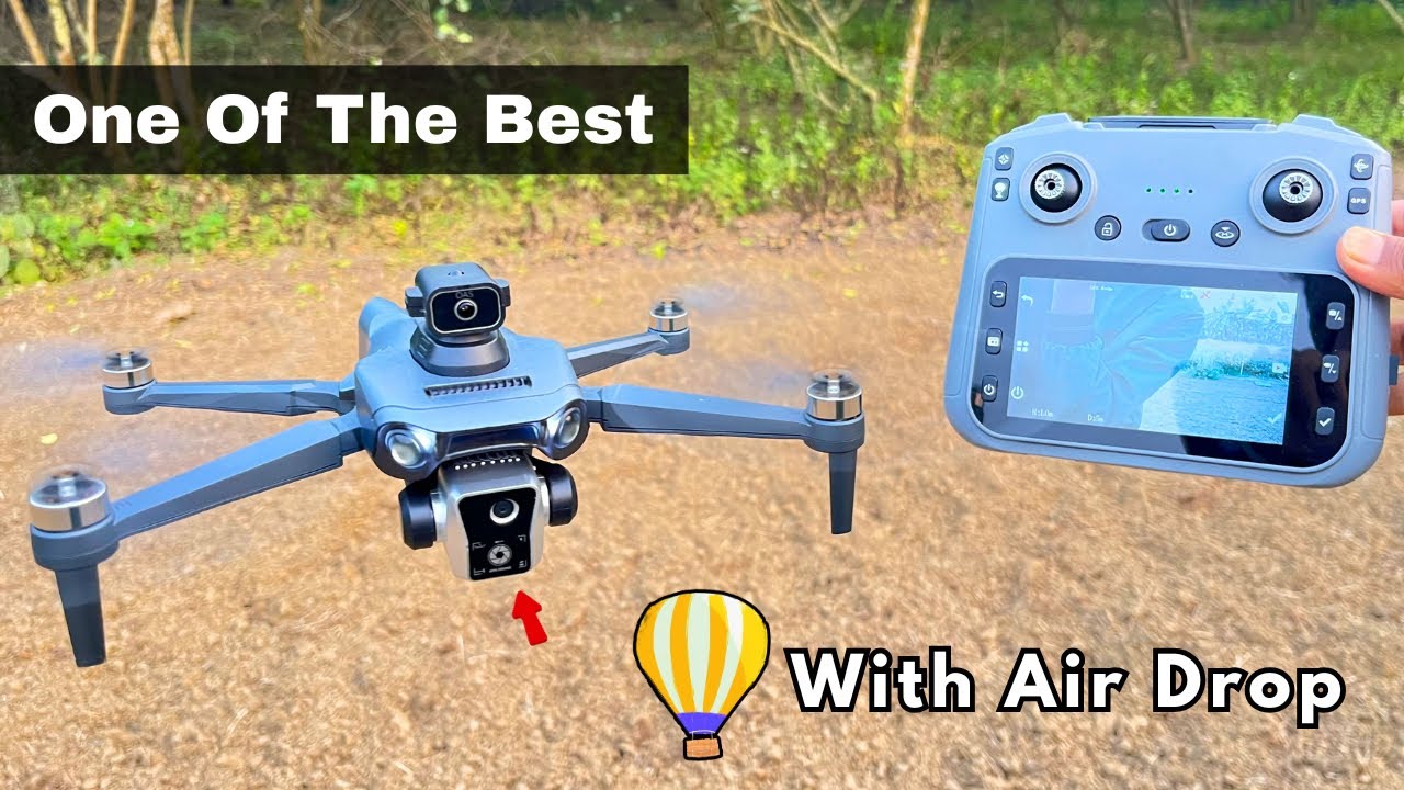 YP8 Max GPS Drone Optical Flow with Obstacle Avoidance 4.5-inch Screen Remote Drone