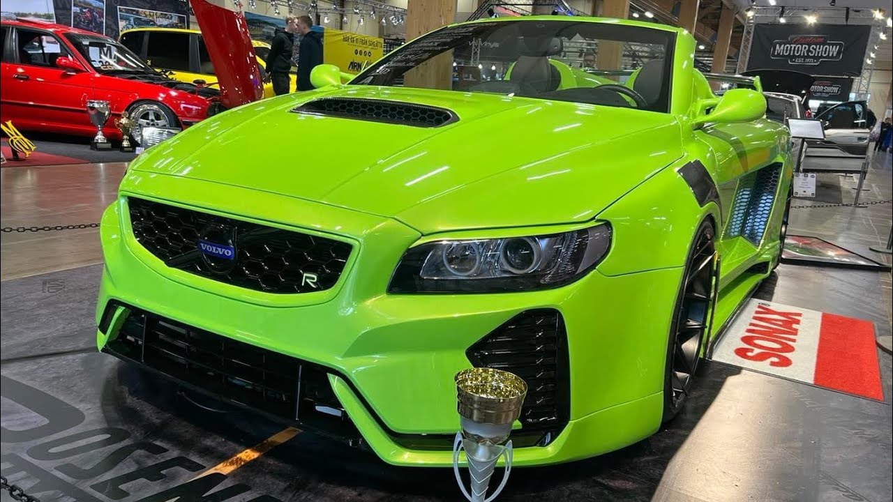 Custom Motor Show 2024 : Martin Rosendorf Aspnes Volvo C70 Speedster - Ready, Set, Green!